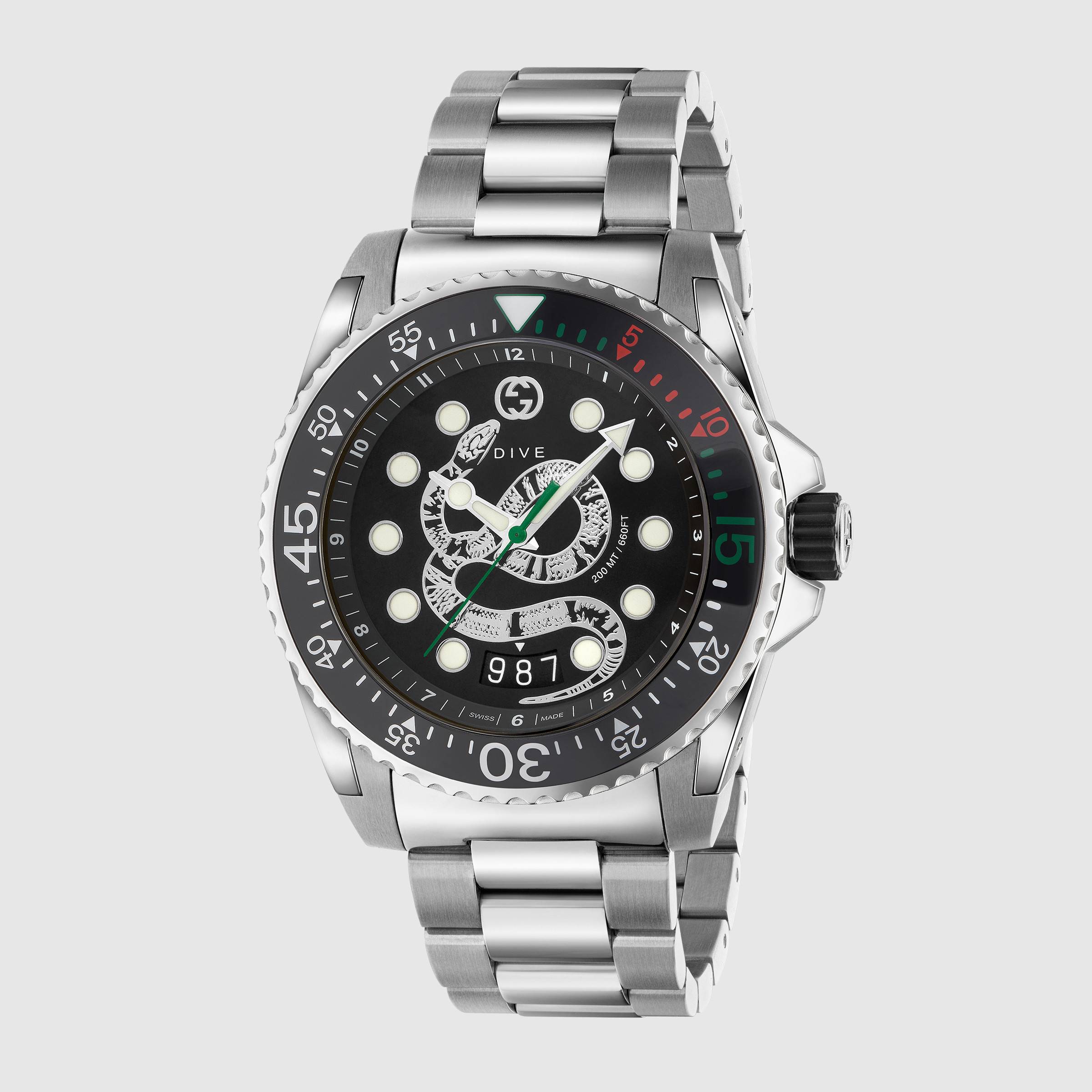 gucci dive腕表,45毫米
