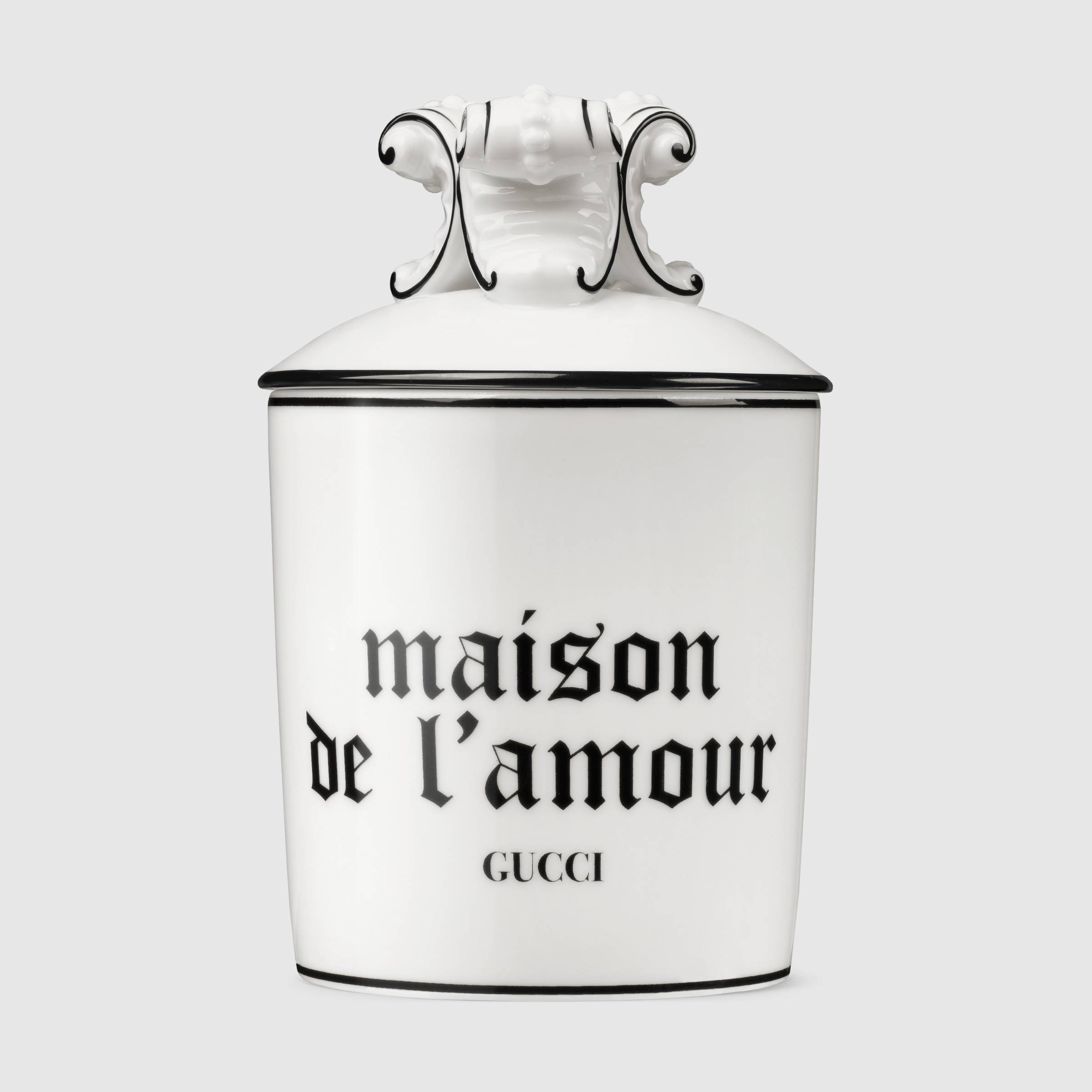 小苍兰"maison de l'amour"印花超大号蜡烛