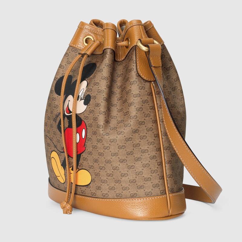 disney x gucci小号水桶包