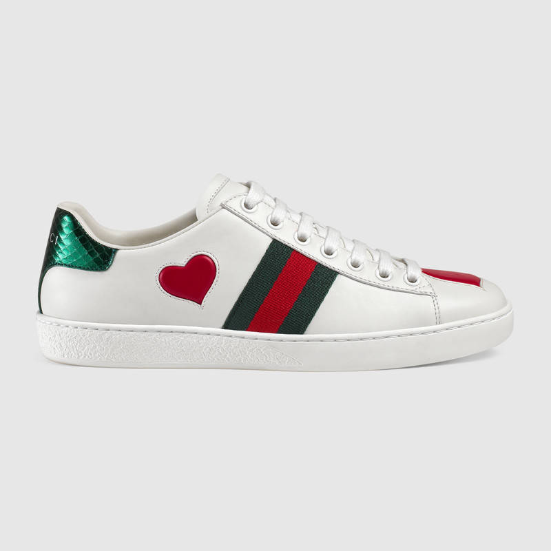 GUCCI WOMEN'S ACE EMBROIDERED SNEAKER,435638A38M09074