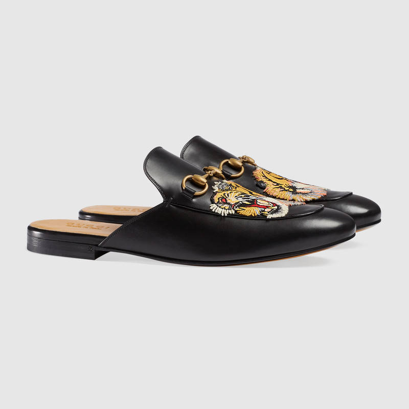 gucci style backless loafers