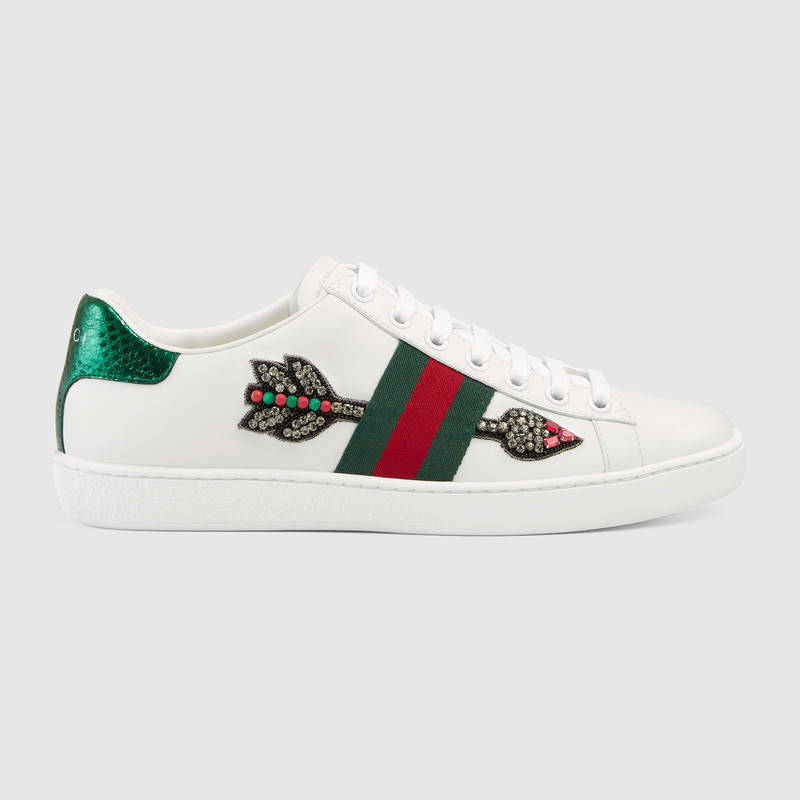 gucci arrow trainers