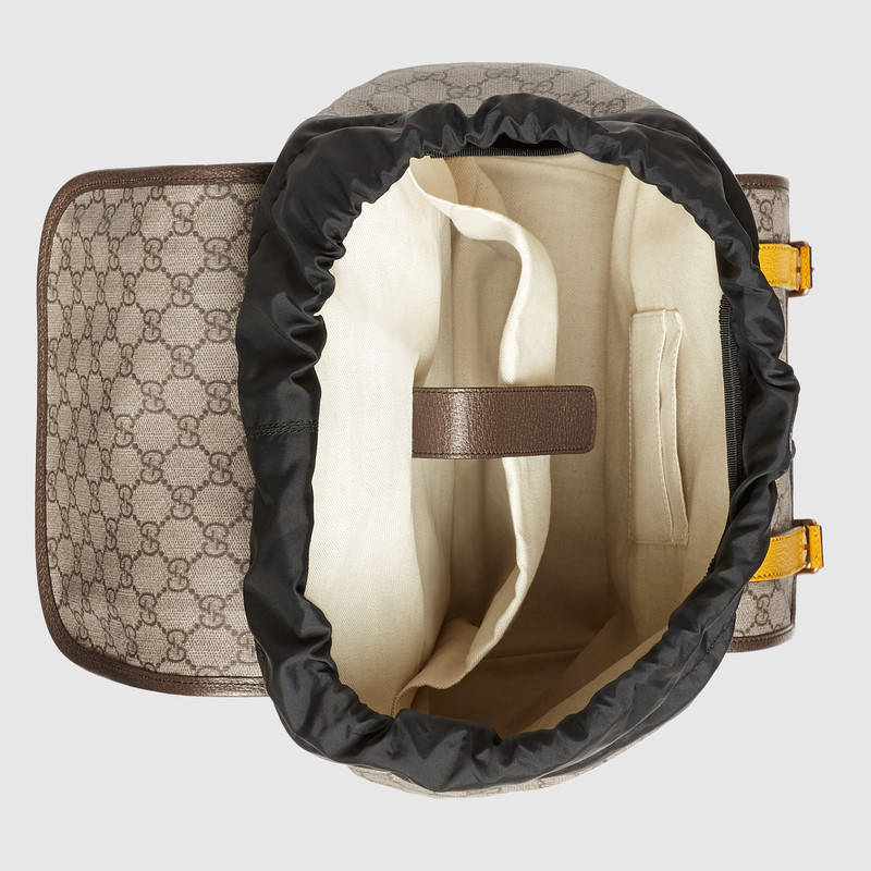 GUCCI Soft Gg Supreme Backpack in Beige | ModeSens