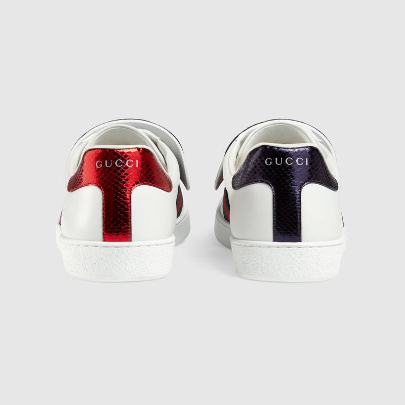 gucci white tiger ace sneakers