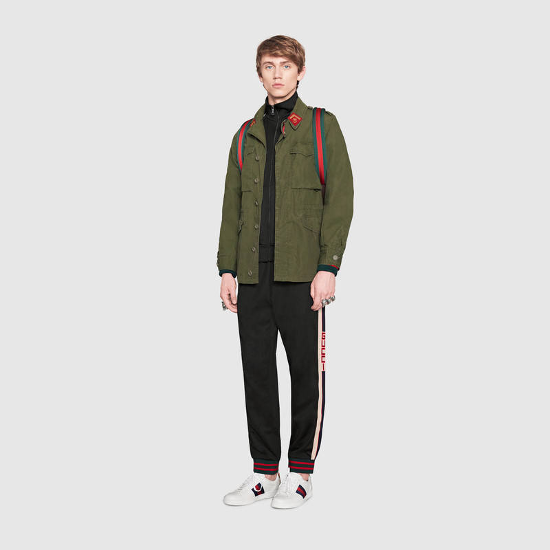 GUCCI TECHNICAL JERSEY JACKET,474634X5T391008