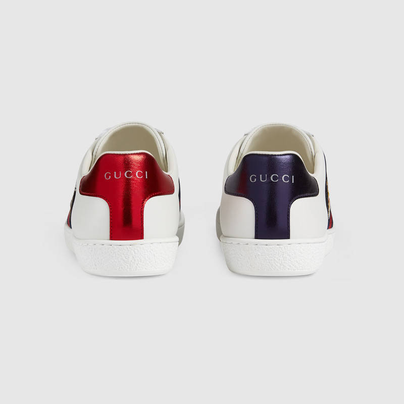 GUCCI WOMEN'S ACE EMBROIDERED SNEAKER,501908DOPE09095
