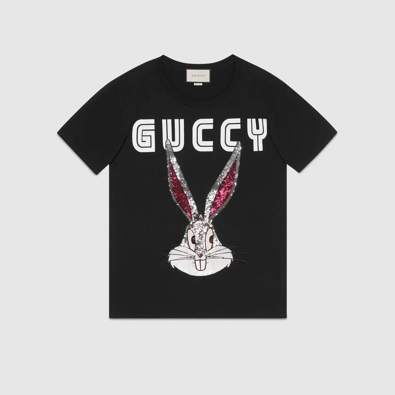 GUCCI OVERSIZE T-SHIRT WITH BUGS BUNNY
