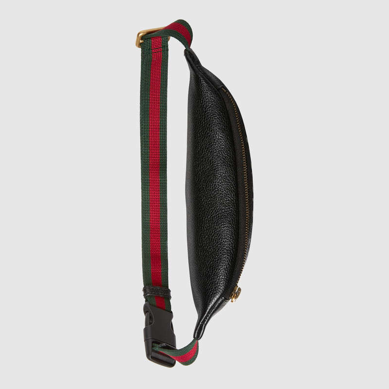 Gucci Printed Leather Belt Bag In Black | ModeSens