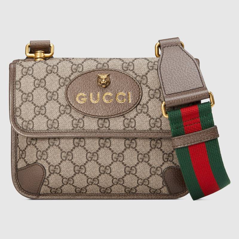 Gucci Neo Vintage Small Messenger Bag In Gg Supreme | ModeSens