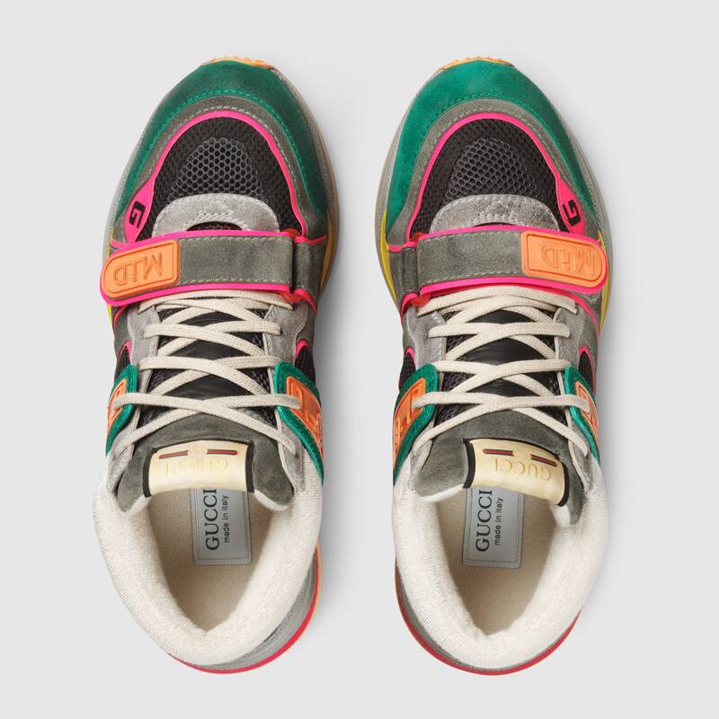 GUCCI MEN'S ULTRAPACE MID-TOP SNEAKER