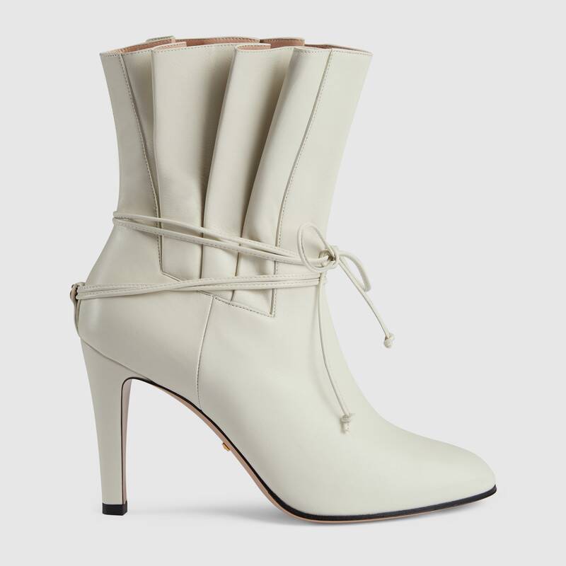 GUCCI LEATHER ANKLE BOOT