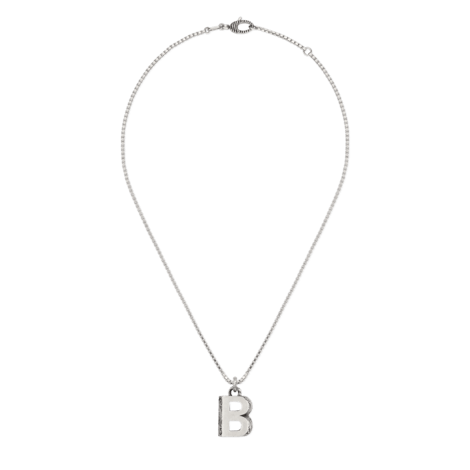 字母"b"银项链