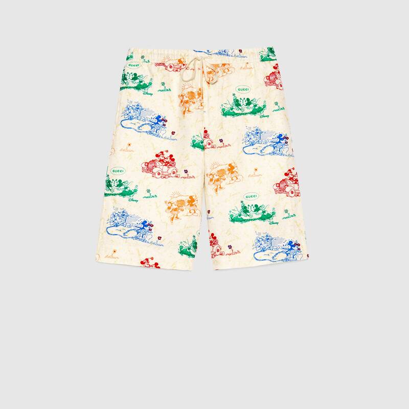 GUCCI DISNEY X GUCCI LINEN SHORTS