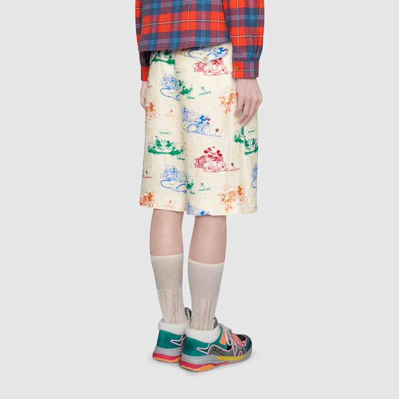 GUCCI DISNEY X GUCCI LINEN SHORTS