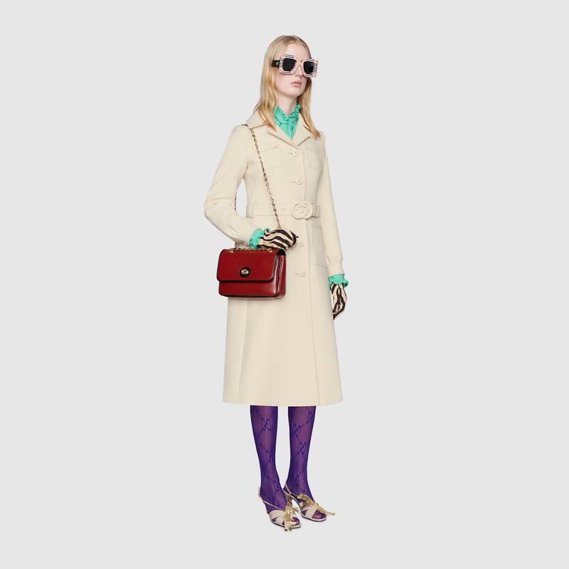GUCCI LEATHER SMALL SHOULDER BAG,5764211DBAX6663