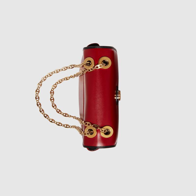 GUCCI LEATHER SMALL SHOULDER BAG,5764211DBAX6663