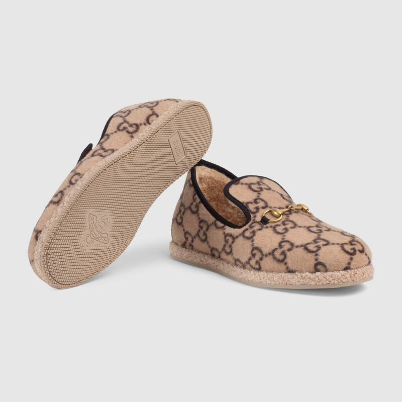 GUCCI MEN'S GG WOOL LOAFER,574845G38109766