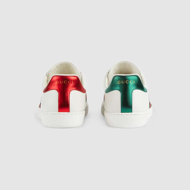 GUCCI MEN'S ACE SNEAKER WITH GUCCI BAND,6036930FI109069