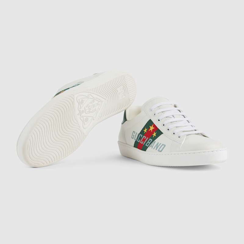GUCCI MEN'S ACE SNEAKER WITH GUCCI BAND,6036930FI109069