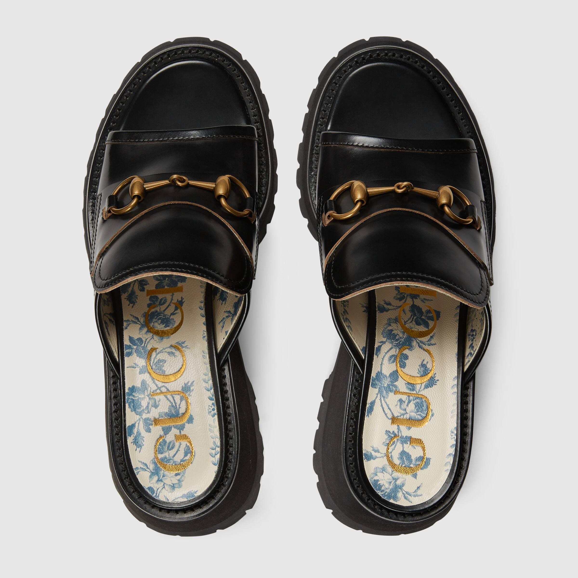 女士链条皮革穆勒鞋-古驰GUCCI中国官方网站