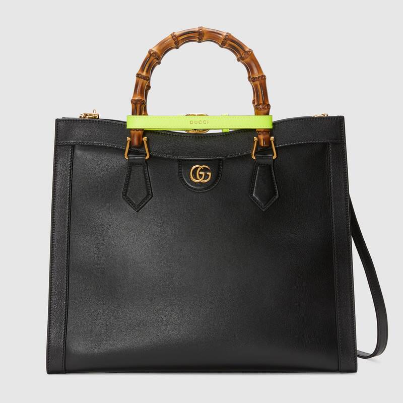 Gucci Diana竹节中号托特包