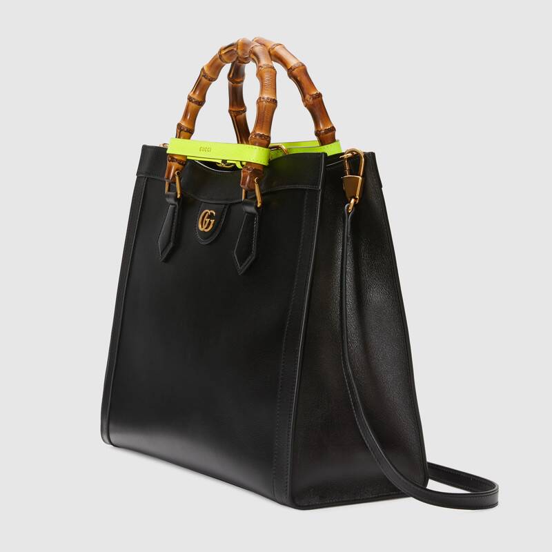 Gucci Diana竹节中号托特包