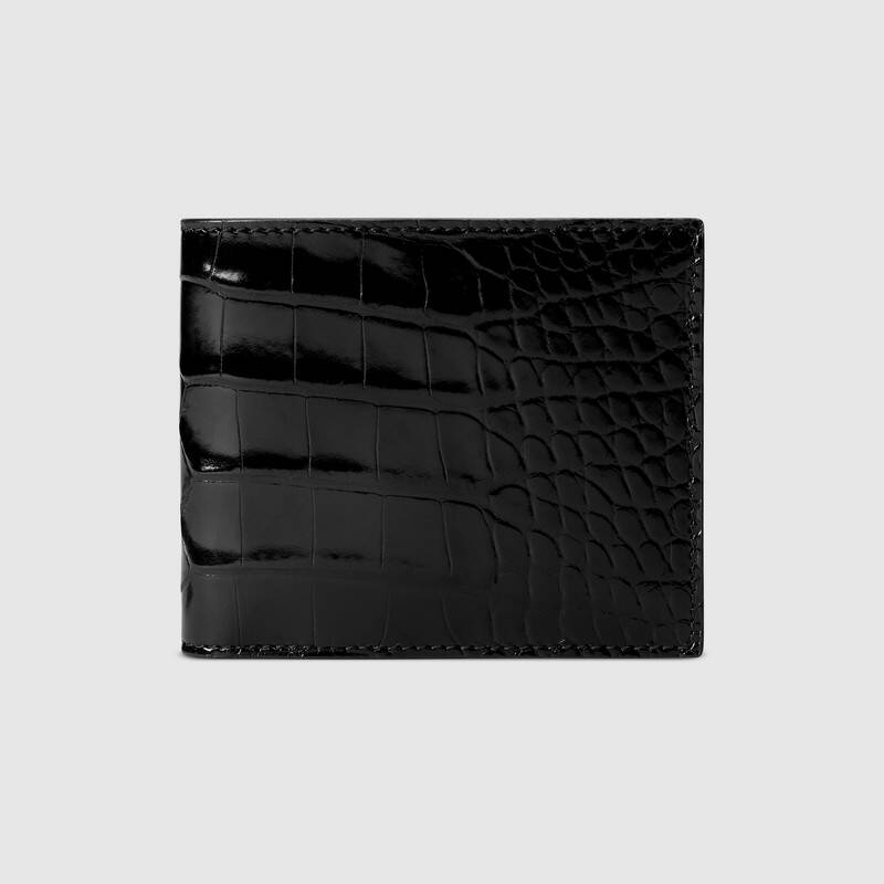 GUCCI グッチ クロコダイルレザー二つ折り財布-高島屋オンラインストア