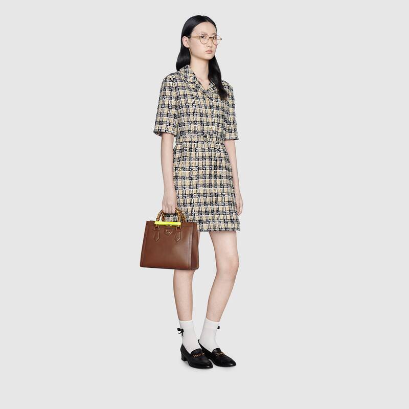 Gucci Diana竹节小号托特包