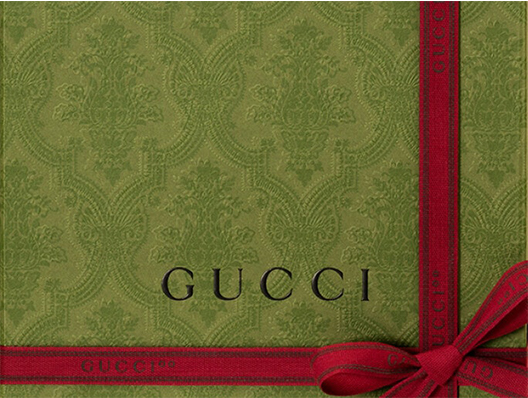 饰gucci标识心形吊坠戒指